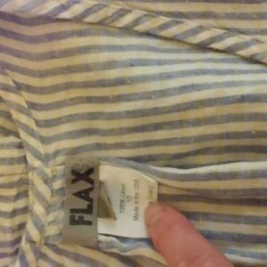 Adorable short sleeve linen top